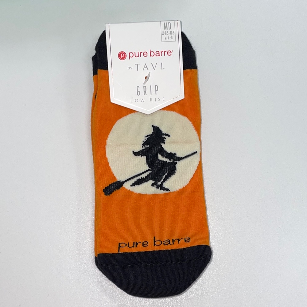 •NWT• Pure Barre x Tavi Grip Flying Witch Grip Socks